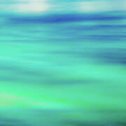 Deep Blue Sea Abstract Art Print