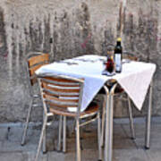 Dining In Aix-en-provence, France Art Print