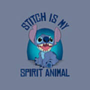 Disney Lilo Stitch Spirit Animal Stitch Kids T-Shirt by Kody Becca - Pixels