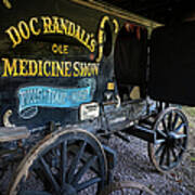 Doc Randall's Ole Medicine Show Carriage Art Print