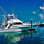 Docks Of Key West 2 Art Print