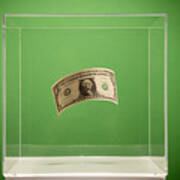 Dollar In A Box Art Print