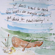 Don't Rock The Boat Art Print