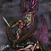 Dragonslayer Art Print