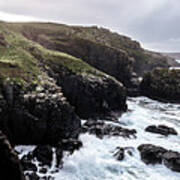 Dramatic Cornwall Coast Art Print