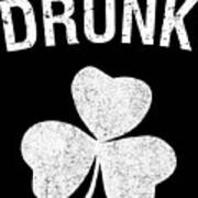 Drunk St Patricks Day Group Art Print