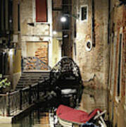 Dscf0000365 - Da Mario, Venice Night View Art Print