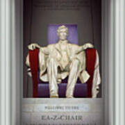 Ea-z-chair Lincoln Memorial 2 Art Print