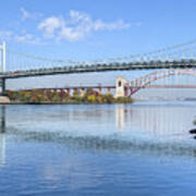 East River Bridges Art Print