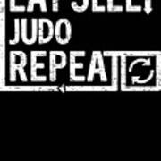 Eat Sleep Judo Art Print