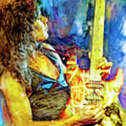 Eddie Van Halen Plays Live Art Print
