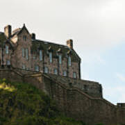 Edinburgh Castle Landmark In Scotland United Kingdom Art Print