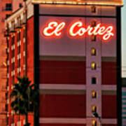 El Cortez Hotel Sign Las Vegas Art Print