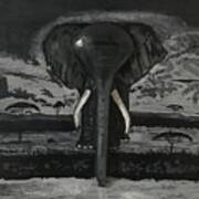 Elephant Glory Art Print