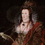 Elizabeth I,queen Of England. Art Print