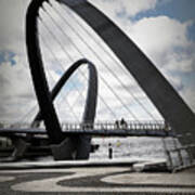 Elizabeth Quay Pedestrian Bridge, Perth, Western Australia Art Print