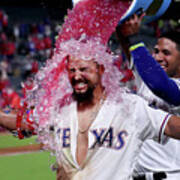 Elvis Andrus And Rougned Odor Art Print