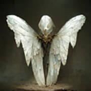 Enduring Angel Wings Art Print