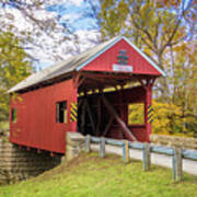 Erskine Covered Bridge, Washington County, Pa Art Print