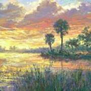 Everglades Sunrise Cropd Art Print