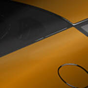 Evora X Design Great British Sports Cars - Burnt Orange Art Print