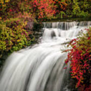 Fall At Minnehaha Falls Art Print