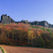 Fall Colors Around Lilienstein Mountain Art Print