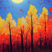 Fall Is In The Air Art Print