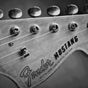 Fender Mustang Headstock Art Print