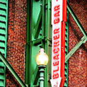 Fenway Park Bleacher Bar Neon - Boston Massachusetts Art Print
