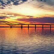 Fire Island Inlet Bridge Art Print