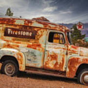 Firestone Truck Art Print