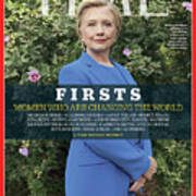 Firsts - Hillary Clinton Art Print