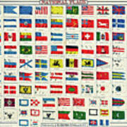 Flags Of The World Art Print