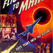 ''flight To Mars'' Movie Poster 1951 Art Print