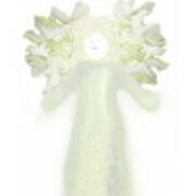 Floral Angel #2 Art Print