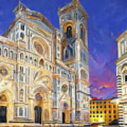 Florence Cathedral - 05 Art Print