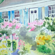 Flower Cottage Ii Art Print