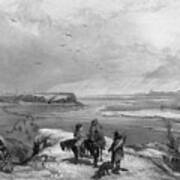 Fort Clark, 1834 Art Print