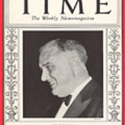 Franklin D. Roosevelt - Man Of The Year 1935 Art Print