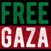 Free Gaza Palestine Art Print