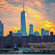 Freedom Tower Sunset Art Print