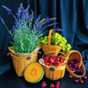 Fresh Fruit Baskets Art Print
