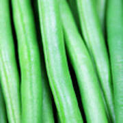 Fresh Green Beans Art Print