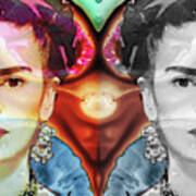 Frida Kahlo Art - Seeing Color Art Print