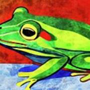 Friendly Frog Art Print