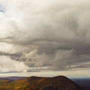 From The Fall Mountain Top In Hudson Valley, Ny Art Print