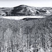 Frozen Hudson Valley View In New York Art Print