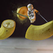 Fruit Ninja 5 - Pineapple Poster by Jerome Barchietto - Fine Art America