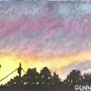 Fruitland Sunset 1 Art Print